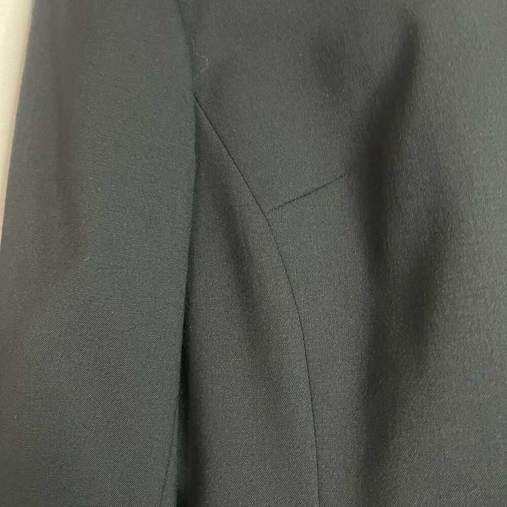 Pendleton Wool Blend Solid Black Blazer With Pock… - image 3